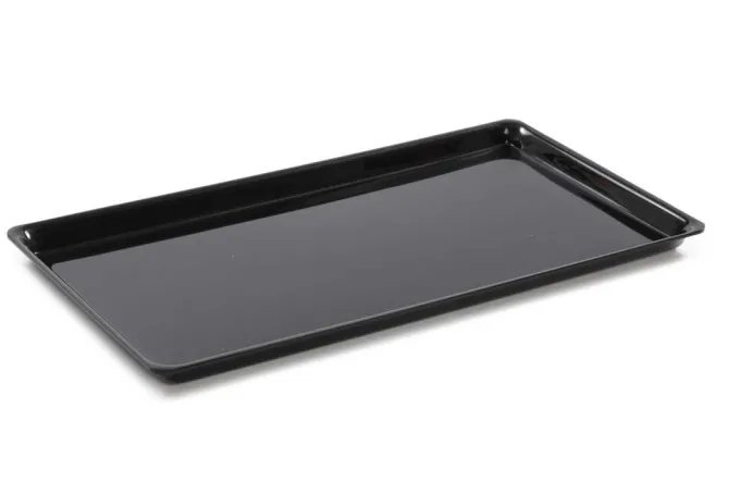Plateau en Plexiglas gastronorme GN 3/4 487x265x17mm Noir - Matériel CHR Pro