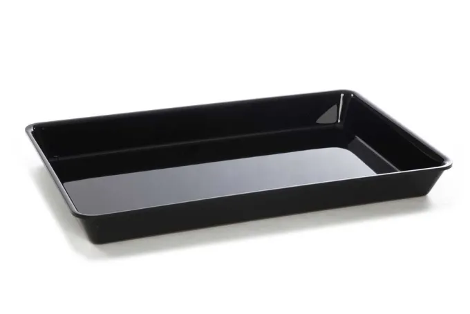 Plateau en Plexiglas gastronorme GN 1/1 530x325x50mm Noir - Matériel CHR Pro