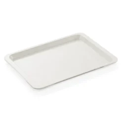 Plateau en Polyester blanc laiteux avec petits points - Was Germany