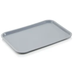 Plateau en Polypropylène gris clair L 350 mm l 270 mm H 20 mm - Was Germany