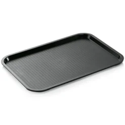 Plateau en Polypropylène noir L 350 mm l 270 mm H 20 mm - Was Germany