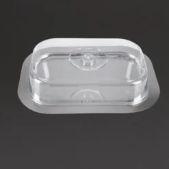 Plateau rectangulaire inox avec couvercle - APS 310 x 90 mm