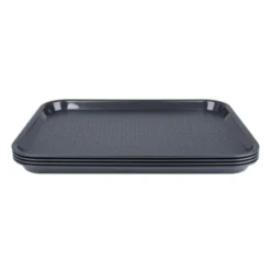 Plateau Self-Service Anthracite 340x450 mm - Olympia Kristallon