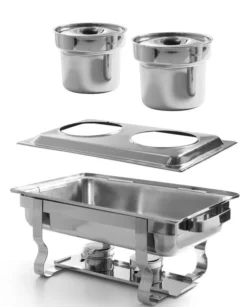 Plateau-support pour 2 bacs bains-marie Plateau-support GN 1/1 530x325x(H)30 mm - Hendi