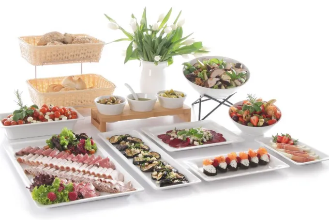Plateaux Gastronormes bord fin Fine Dine - Hendi