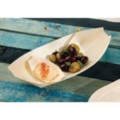 Plat en bouleau 190 mm - Fiesta Lot de 100