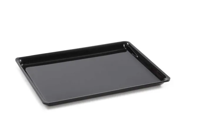 Plat en Plexiglas grande surface Noir 335x260x17mm - Matériel CHR Pro
