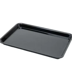 Plat en Plexiglas rectangulaire avec coins arrondis Noir 410x305x17mm - Matériel CHR Pro