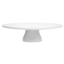 Plat à gâteau sur pied en porcelaine - 330 mm