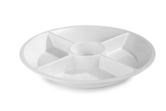 Plat Mélamine 5 Compartiments Ø 38 cm - Pujadas