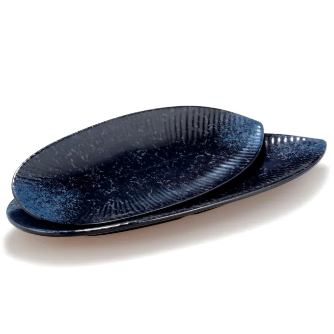 Plat Mélamine Elégance Feuille 34,5 x 13,5 cm - Pujadas