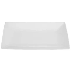 Plat Rectangulaire de Service en Porcelaine Blanche 310 x 180 mm - Boite de 2 - Olympia