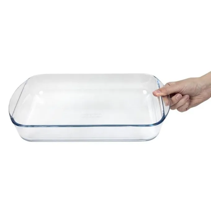 Plat Rectangulaire en Verre 350 mm - Pyrex