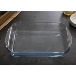Plat Rectangulaire en Verre 350 mm - Pyrex