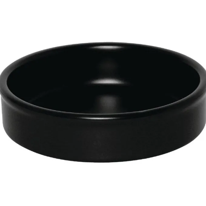 Plats Empilables Noirs 134 mm - Lot de 6 - Olympia