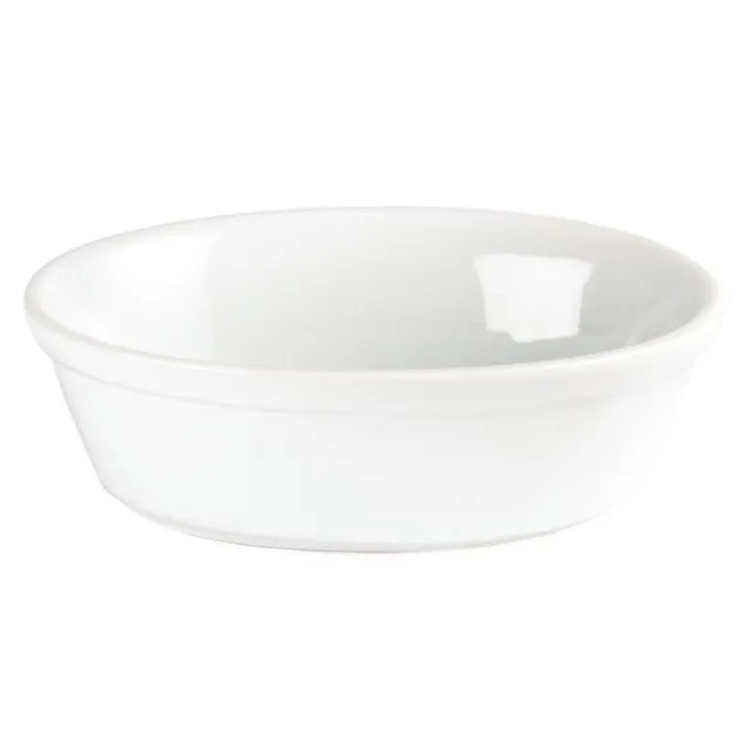 Plats à Gratin Ovales Blancs 52 x 161 x 116 mm - Boite de 6 - Olympia
