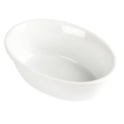 Plats à Gratin Ovales Blancs 52 x 161 x 116 mm - Boite de 6 - Olympia