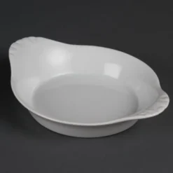 Plats ronds à oreilles blancs Olympia 40 x 192 x151 mm - Boite de 6
