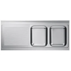 Plonge Inox Professionnelle Gamme 700 - 2 Eviers à Droite - Combisteel