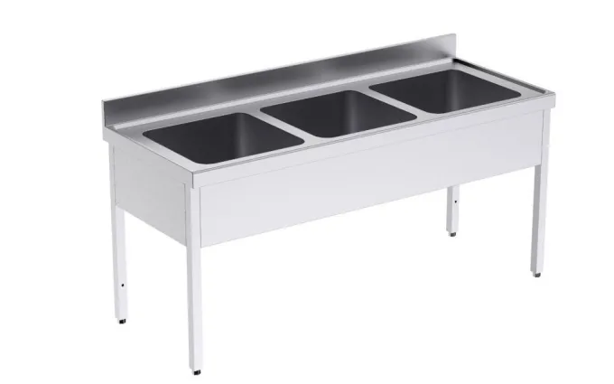 Plonge Inox Professionnelle Triple 1800 - Distform