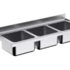 Plonge Inox Simple avec trois Bacs Gamme 700 - Distform