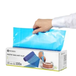 Poche pâtissier antidérapant - 100 pièces Bleu 515x280 mm - Hendi