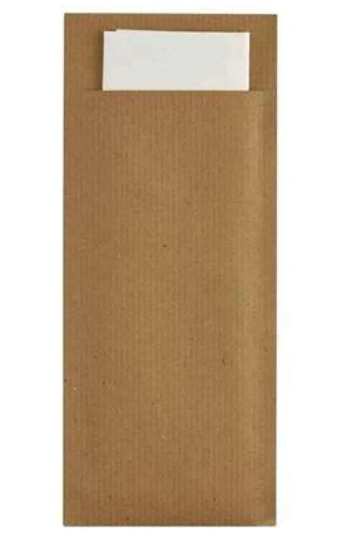 Pochettes 8,5x20 cm Kraft - Lot de 2 Colis de 500 - Manufacture De L'Ephemere