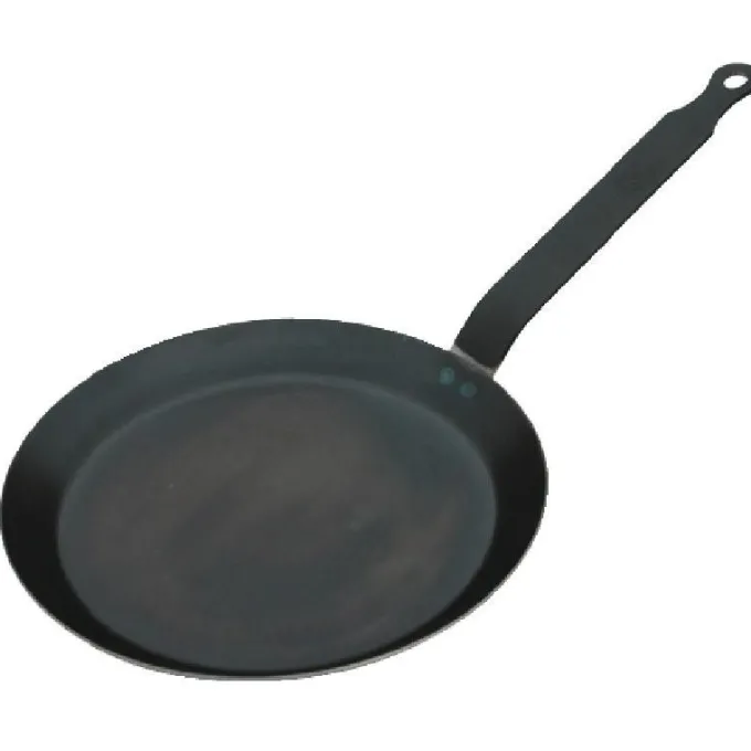 Poêle à Crêpes Professionnelle en Acier Bleui 200 mm - De Buyer