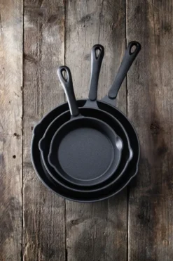 Poêle en fonte, Noir, 250x(H)40mm - Hendi