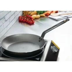 Poêle Induction Professionnelle 280 mm en Fer Minéral - De Buyer