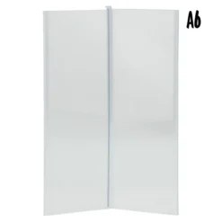 Porte-affiche en Y - 3 faces - acrylique transparent - Format A6 - Securit