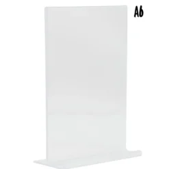 Porte-affiche vertical en acrylique transparent - Format A6 - Securit