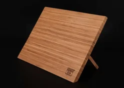 Porte-Couteaux Magnétique en Bambou Naturel - 30 x 22 cm Kotai