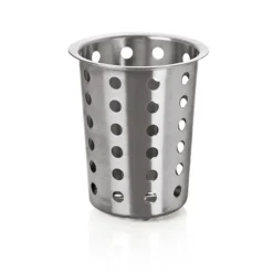Porte-couverts en Acier au nickel-chrome H 120 mm Ø 115 mm 1 - Was Germany