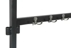 Porte-Manteaux 104 Crochets en Acier Martelé Mobile et Extensible 192 x 60 x 200 cm - Veba