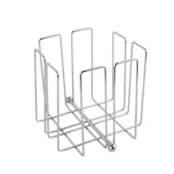 Porte-Serviettes Chromé de 150 Serviettes Carrées 33 cm - Olympia