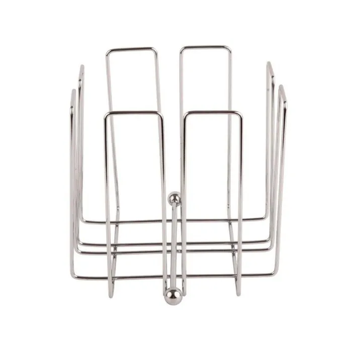 Porte-Serviettes Chromé de 150 Serviettes Carrées 33 cm - Olympia