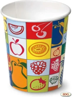 Pot à Glace en Carton Tutti Frutti 525 ml - SDG Lot de 1152