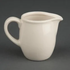 Pot à lait en porcelaine 82 ml Olympia Ivory - Lot de 6