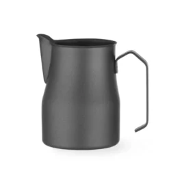 Pot à lait noir mat avec bec verseur en forme V 0,7L Noir 84x(H)130 mm - Hendi