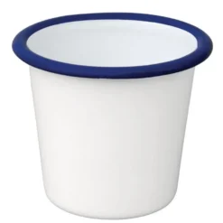 Pot à sauce 114 ml - blanc et bleu - Boite de 6 Olympia