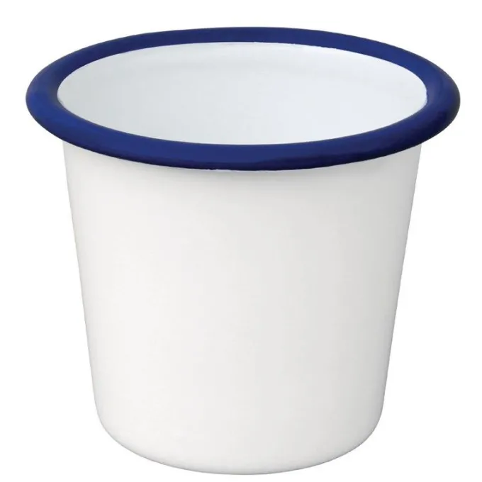 Pot à sauce 114 ml - blanc et bleu - Boite de 6 Olympia