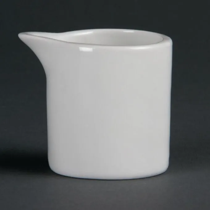 Pots à lait blancs 57ml Olympia Whiteware - Lot de 6