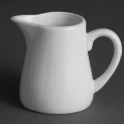 Pots à lait blancs Olympia 170 ml - Boite de 6