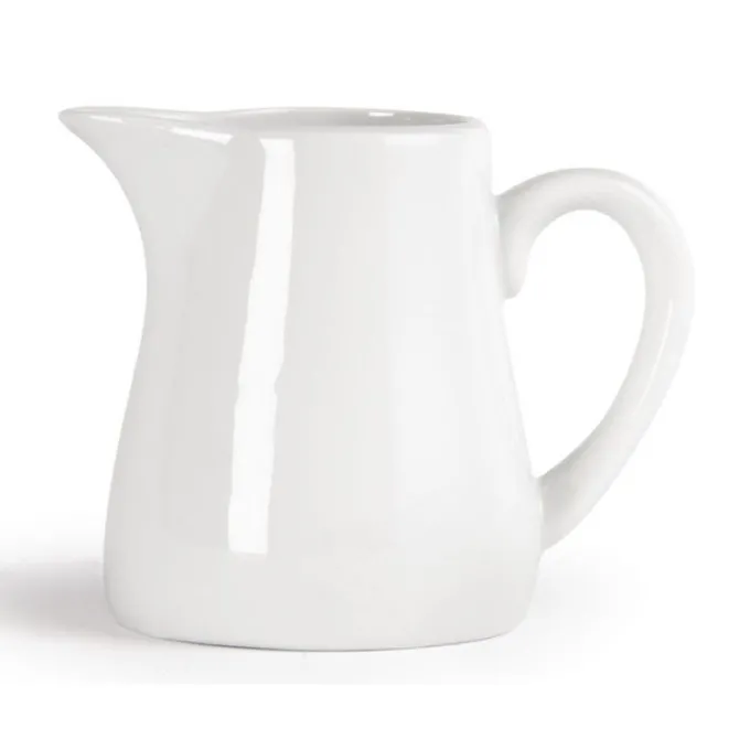 Pots à lait blancs Olympia 170 ml - Boite de 6