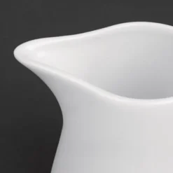 Pots à lait blancs Olympia 170 ml - Boite de 6
