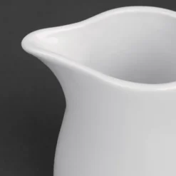 Pots à lait blancs Olympia 305 ml - Boite de 6 pièces