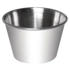 Pots à Sauce en Acier Inoxydable 70 ml Lot de 12 Olympia