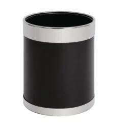 Poubelle avec Bordure Argentée pour Chambre Hôtel - Bolero