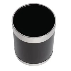 Poubelle avec Bordure Argentée pour Chambre Hôtel - Bolero